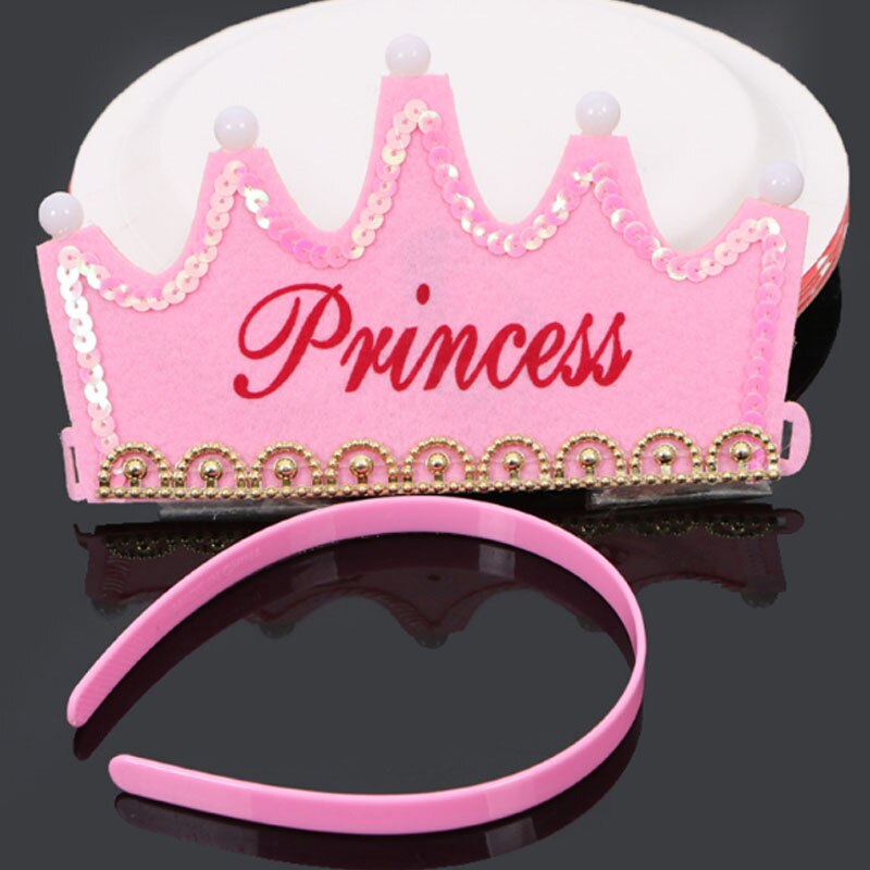 Enfants adultes LED clignotant tiare couronne bandeau brillant lumière jusqu'à anniversaire chapeau fête de mariage Led décor Navidad noël: 1