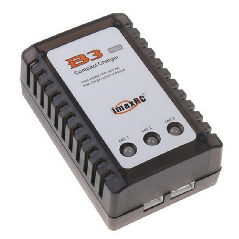 IMax-Chargeur compact v1.imaxRC Pro, B3AC, 2S, 3S, 7.4V, Lithium, Fuchsia, Batterie RC, Balance Charging,