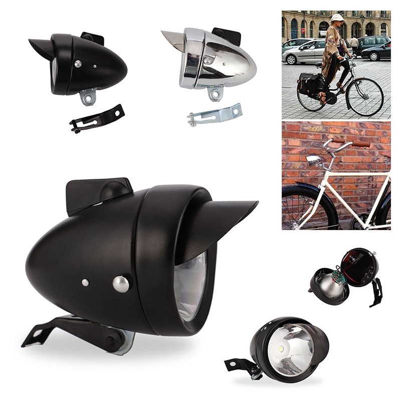 Rétro lumineux classique vélo phare Vintage vélo b... – Grandado