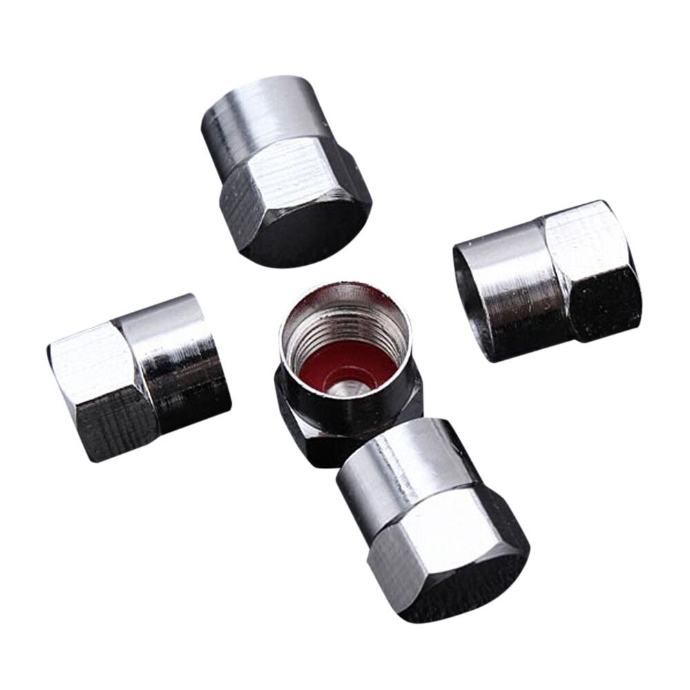 Edelstahl Auto Lkw Auto Reifen Ventil Stem caps 5pcs Bolt-in Diebstahlsicher ventil kappen Auto Rad Reifen ventile Reifen Stem Luft Kappen: Default Title