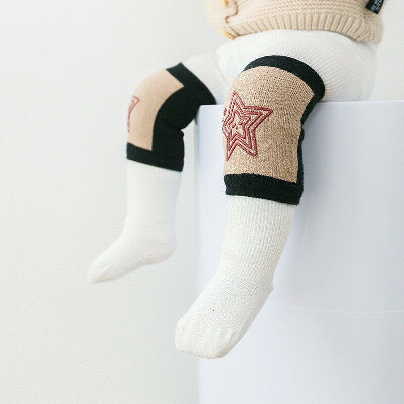 Emmababy enfant en bas âge enfants bébé garçon filles Safty ramper anti-dérapant genouillères antidérapant genouillère chaussettes ensemble chaude