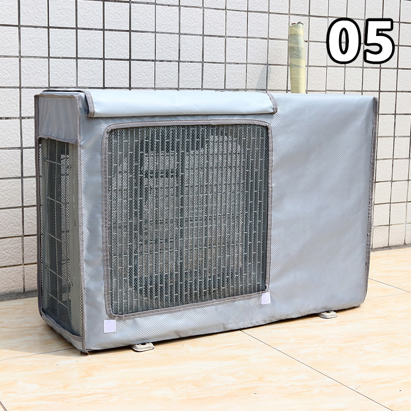 Housse de protection pour climatisation extérieure, 1 pièce, Oxford, protection solaire étanche, unité principale de climatisation, housse de protection contre la poussière, étui étanche à la pluie: Orange / 200*230cm