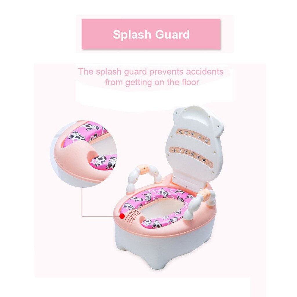 Draagbare Baby Leuke Koe Toiletbril Pot Voor Kinderen Zindelijkheidstraining Seat kinderen Potje Baby Wc Kom Pot Training potje Wc