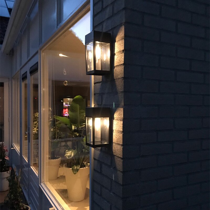 Solar led lys utendørs hage solcelle vegglys vanntett hage dekorasjon utendørs lys led lampe jeeyee merke