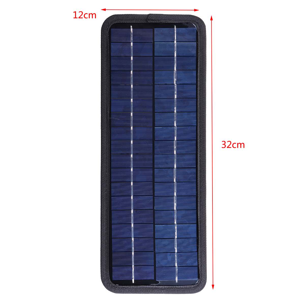 Solar Panel Kit 12V 4.5W USB Cigarette Lighter Alligator Clip Charge for Car Battery Cell Phone Chargers Electronic Devices
