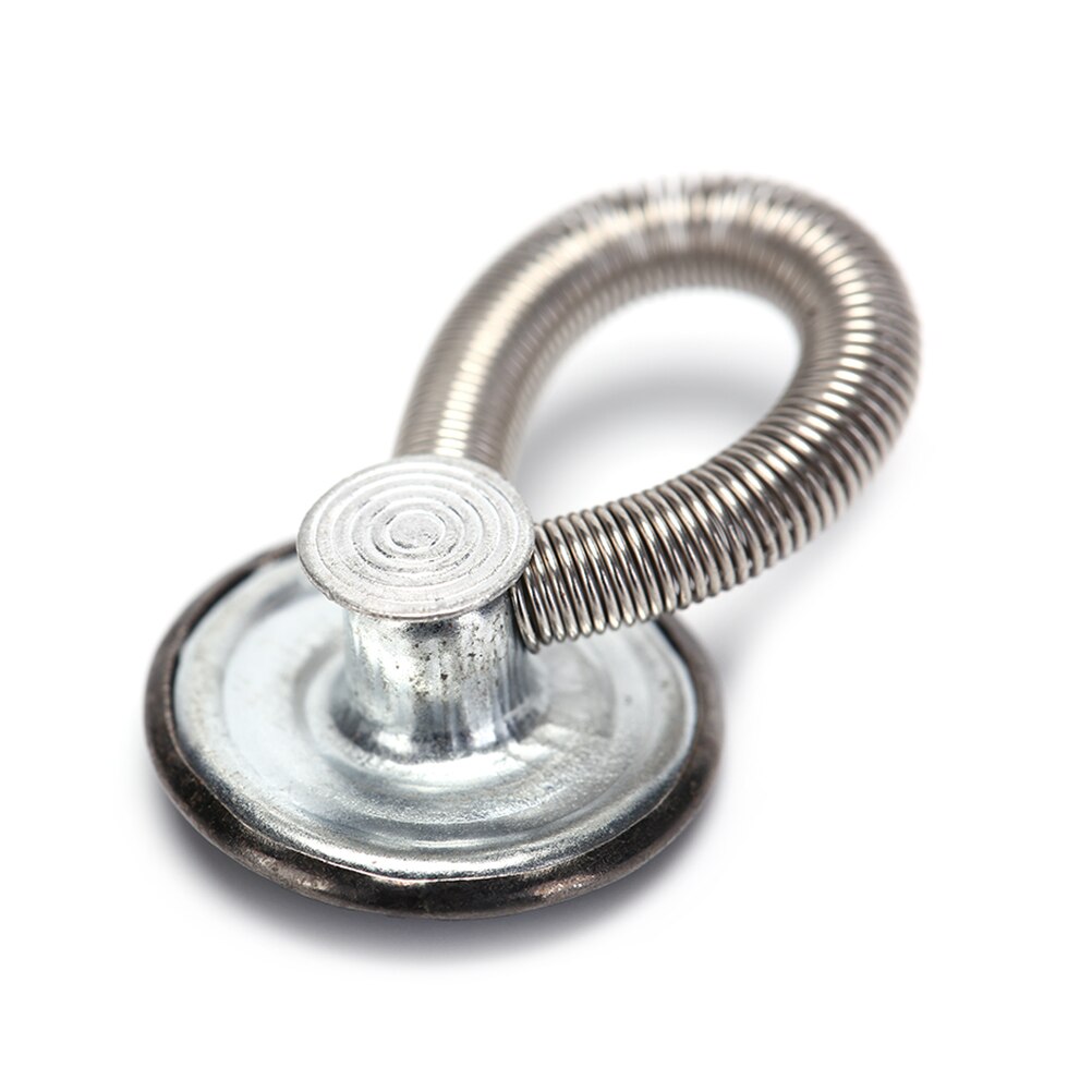 6 st/lot metall justerbar midjeförlängare byxor stretch knapp instant fix metall elastisk expander