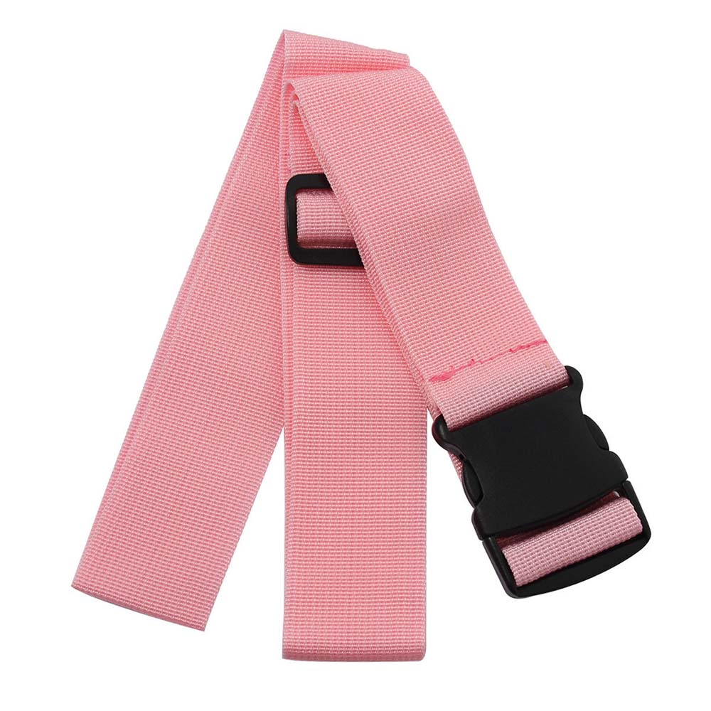 Reizen Bagage Bandjes Verstelbare Koffer Bundeling Tie Bagage Nylon Riem Met Gesp Zak Accessoires Anti-Diefstal 97Cm: Pink