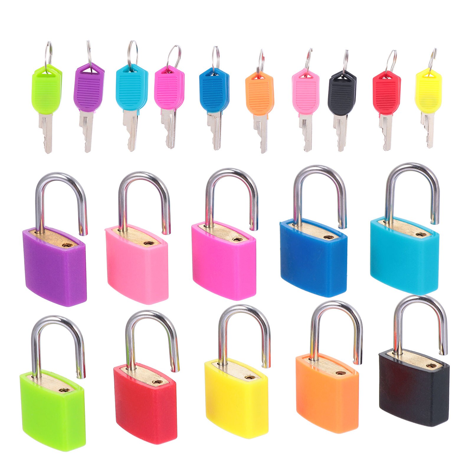 10pcs Mini Practical Padlock Mini Cabinet Lock Dra... – Grandado