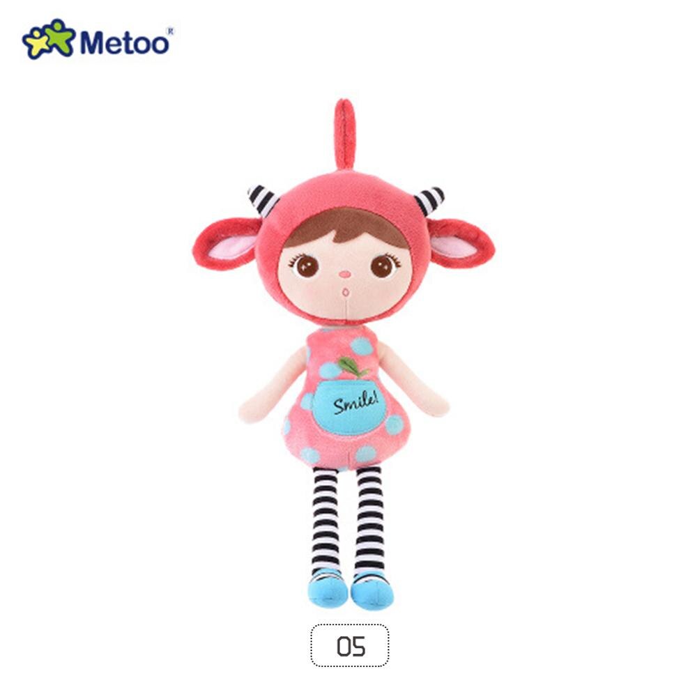 Metoo Baby Meisje Pop Cartoon Speelgoed Dieren Zacht Speelgoed Voor Meisjes Kinderen Jongens Kawaii Baby Pluche Speelgoed Verjaardagsfeestje: C05-45x18cm