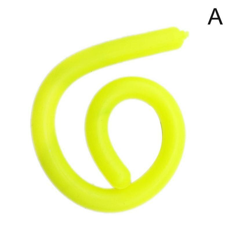 Children Adult TPR Rope Decompression Toy Luminous String Fidget Elastic Toys String Autism Vent Anti Stress Stretch Noodle C1A1: Nomal yellow