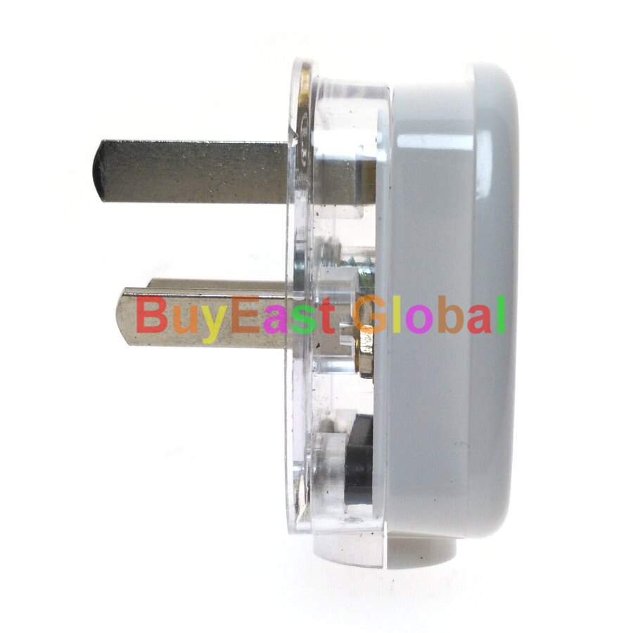 CHINA Standard 3-Pin DIY Rewireable Power Plug AC100~250V 10A White Color