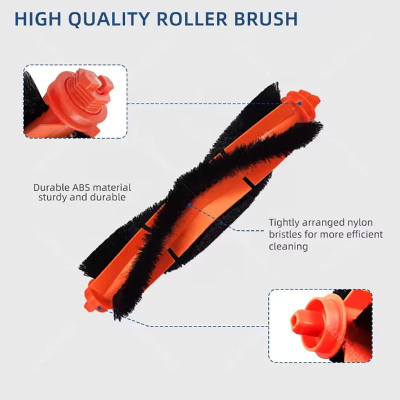 For Xiaomi Vacuum cleaner S20 E12 E10 B112 sweeping robot vacuum cleaner main brush side brush mop cloth HEPA filter spare parts