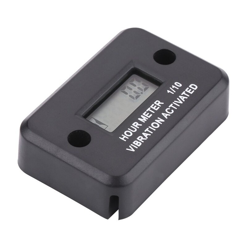 Motorcycle Tach Vibration Activated Hour Meter Counter Waterproof For ATV Snowmobile Gas Motor Boat Motor