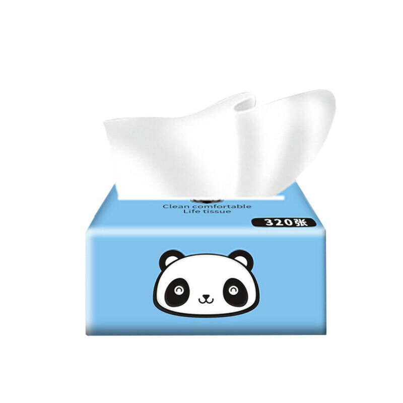 Mouchoirs en papier à dessin 4 couches | Lot de 6 320 feuilles de mouchoirs en papier, Ultra doux, usage domestique hôtel, serviettes de toilette amovibles, papier naturel brut: Default Title