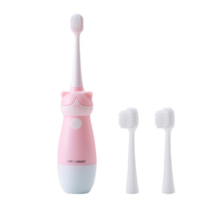 Kinderen Elektrische Tandenborstel Kleine Hoofd Baby Meisje Jongens Zachte Haar Sonic Tandenborstels Waterdichte Non-Slip Handvat Comfortabel Leuke: Pink