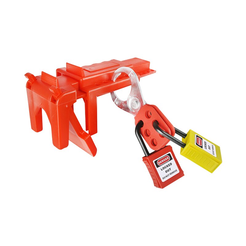 Industrial safety six-link buckle lock Steel buckle lock Equipment locking safety lock Energy isolation Shutdown maintenance