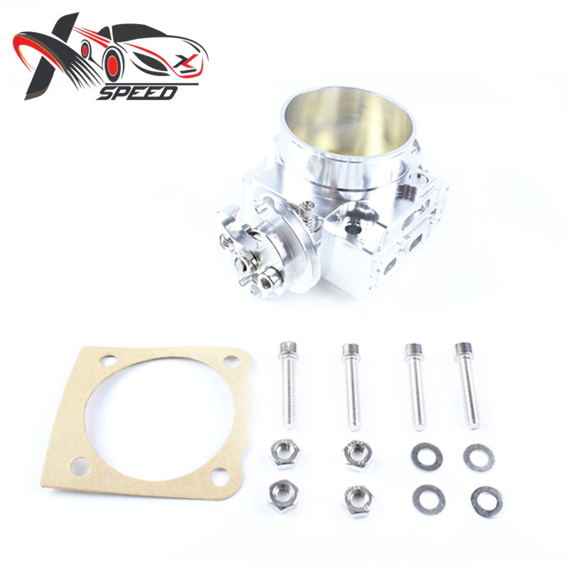 For EVO 1 2 3 4G63 Throttle Body Mitsubish i Lancer 70mm Intake Manifold Aluminum XXTBMBEVO123SL