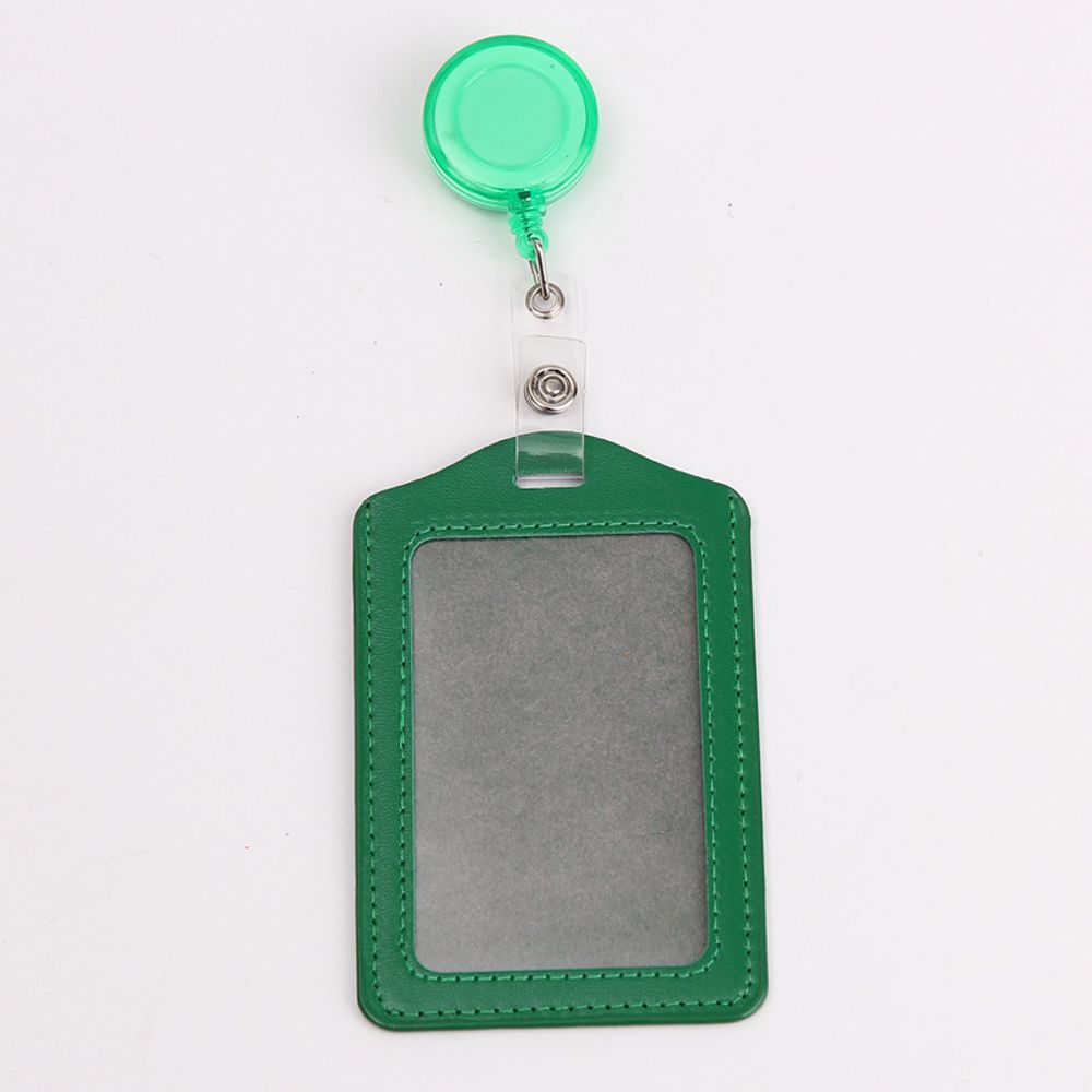 Pull Badge Holder School Supplies Transparent Card Cover Bus Card Holder Credit Cards Protector Student Card Sleeves: Blue
