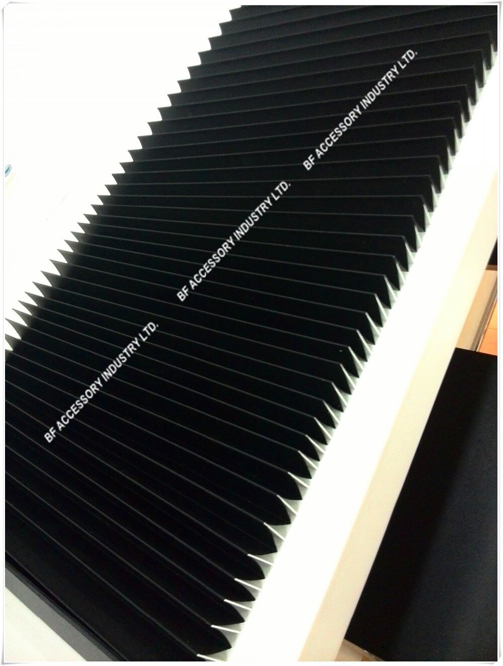 Length 300mm, heat/fire/spark-resistant CNC protective accordion bellows shield,Height of 25mm,Width of 420mm