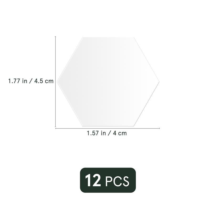 12pcs Wall Stickers DIY Self Adhesive Mirror Wall Sticker Acrylic Mirror Wall Decals Modern DIY Mirror Wall Mural Decor(4x4cm)