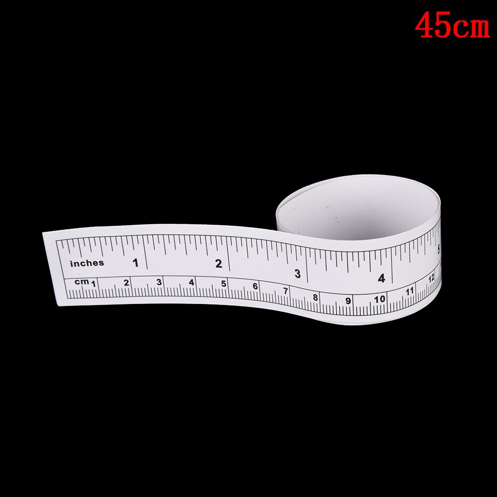 Vinyl Metric Measure Soft Ruler Tape DIY Self Adhesive Measuring Tape Ruler Sticker Home Sewing Tool Accessories 45/90cm: 45cm