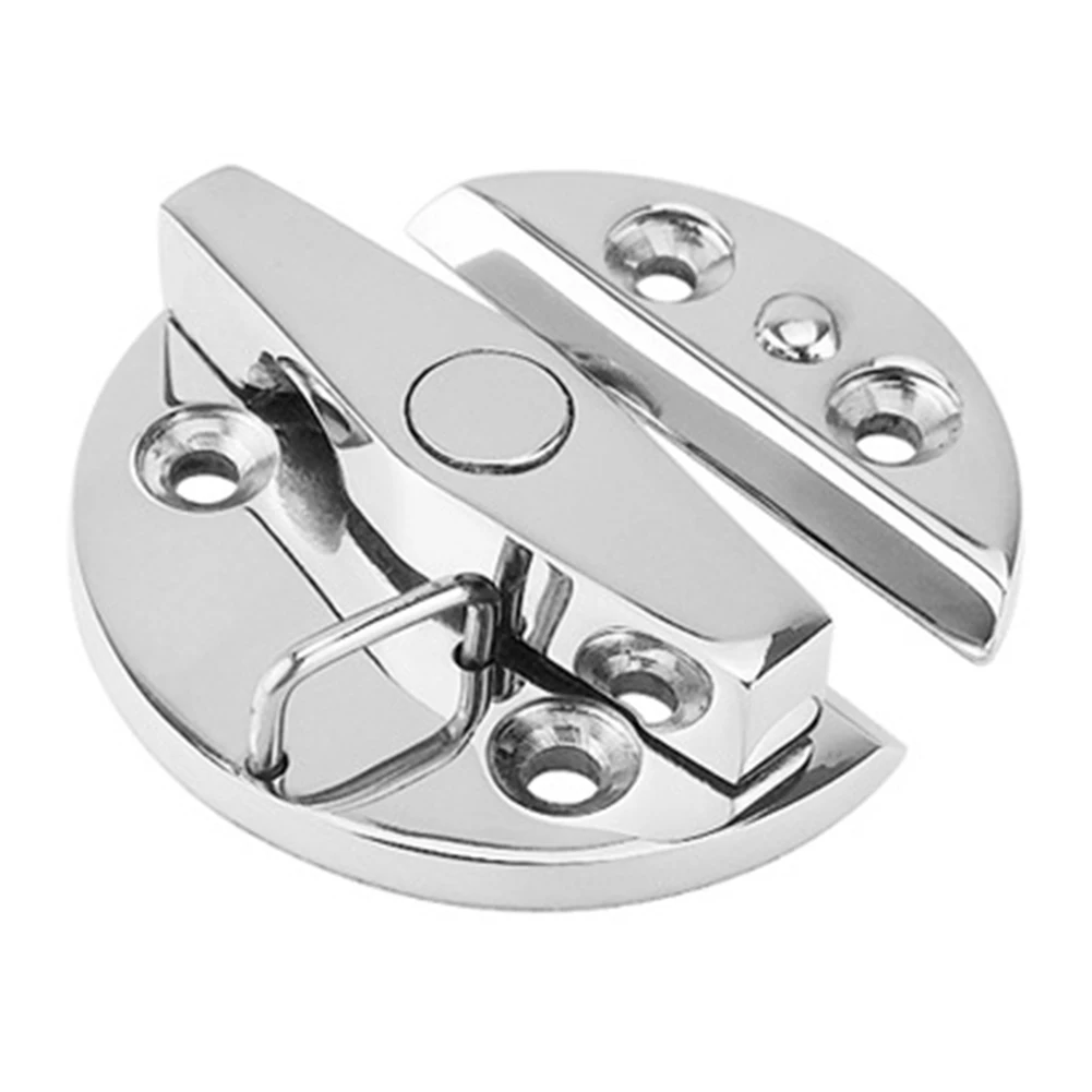 1 Stuk Boot Deur Vangst Klink 180 ° Marine Kast Slot 316 Rvs Ronde Vangst Klink Hardware Accessoires