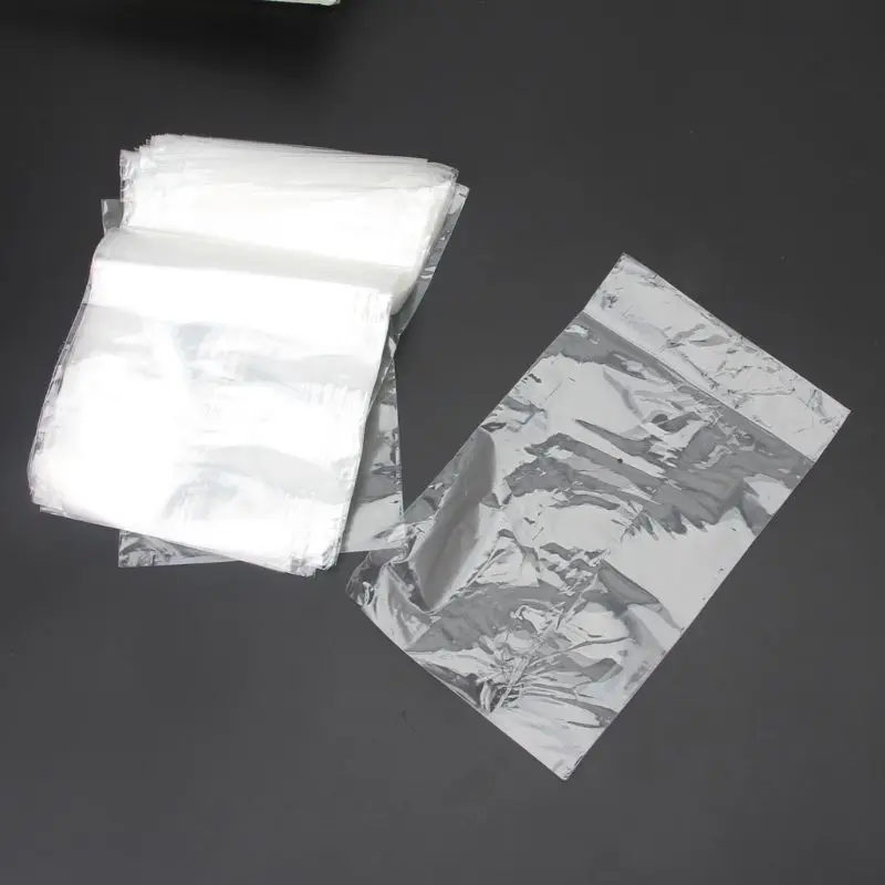 100 Stuks Krimpzakken Transparante Krimpfolie Zakken Heat Seal Film Tas voor Zeep Flessen Ambachten Potten Kleine 4x6