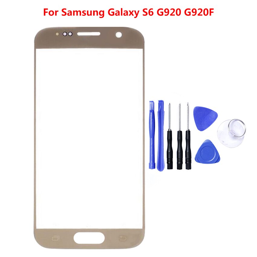 Touch Screen Panel For Samsung Galaxy S6 Touchscreen Front Glass Replacement Outer Lens Tools Not LCD