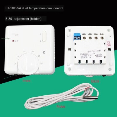 Surface Mounted Electric Heating Controller Electric Heating Film Temperature Controller Underfloor Heating Temperature Control: 4