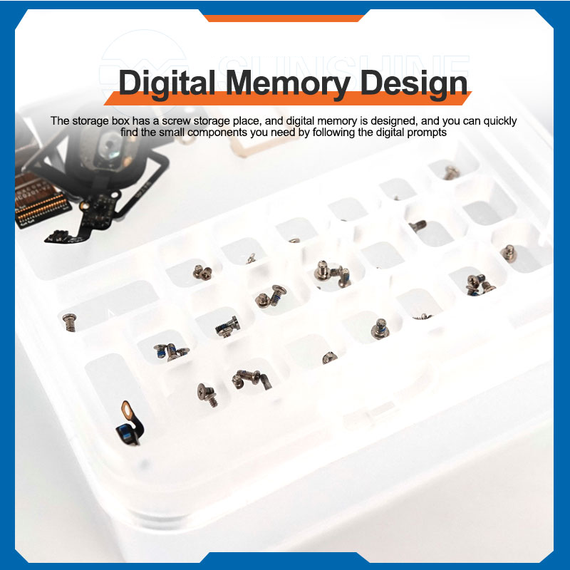 2pcs/lot SUNSHINE SS-001A Multifunctional Storage Box For Mobile Phone Motherboard IC Parts Repair Tools Container Collector
