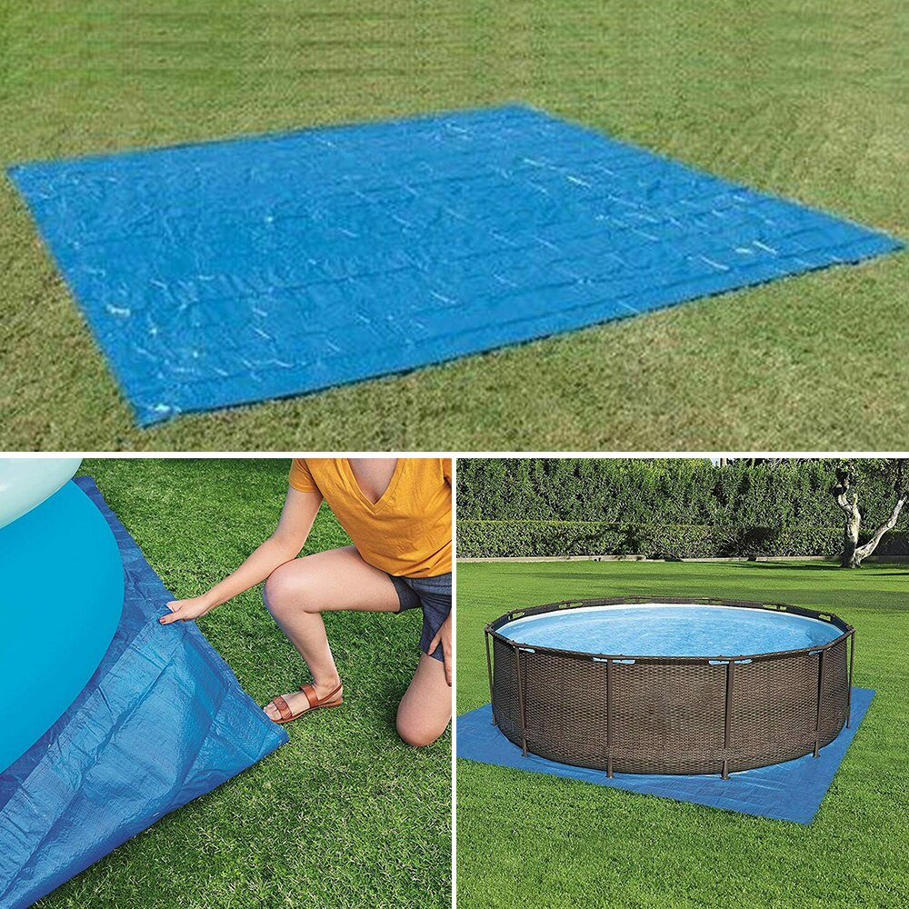 Ground Ground Cloth Cloth Outdoor Lawn Cover 335*335cm Blue Accessories