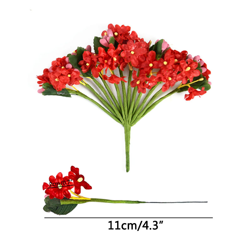 Ramo de margaritas artificiales para decoración de fiestas, ramo de flores de seda pequeña para boda, corona de bricolaje para el hogar, caja de , suministros de álbum de recortes, 12/36 piezas