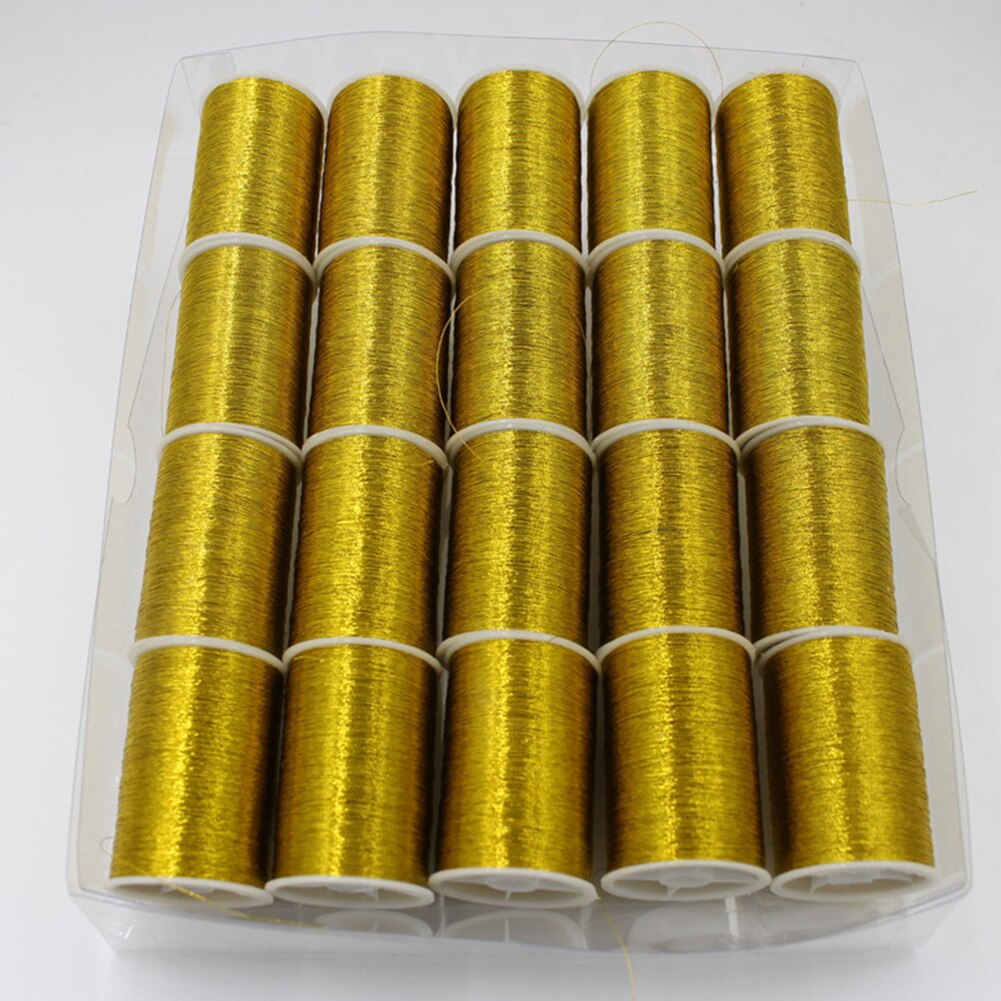 Needle Work Thread DIY Sewing Craft Spool Glitter Cross-stitch Embroidery