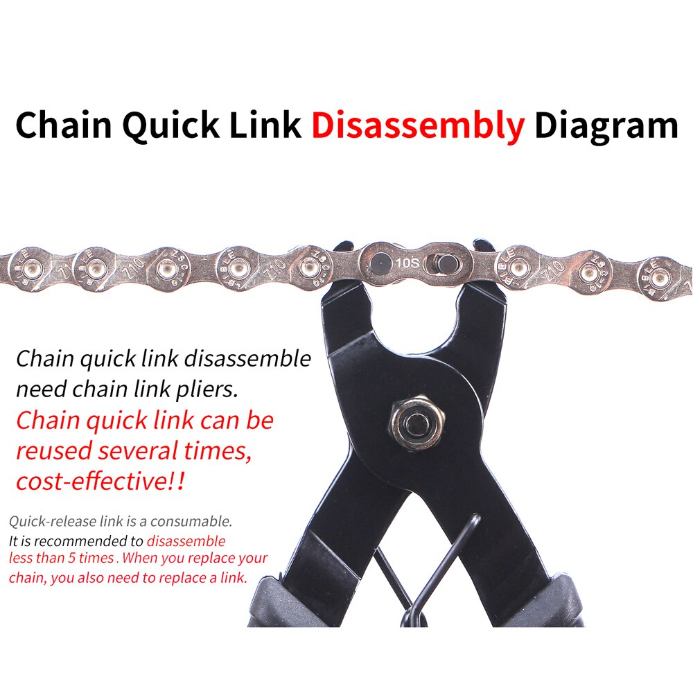 10 Pairs Bike Chain Quick Link Connector Lock Set Mtb Road Fiets Power Keten Snelsluiting Voor 6 7 8 9 10 11 12 Speed