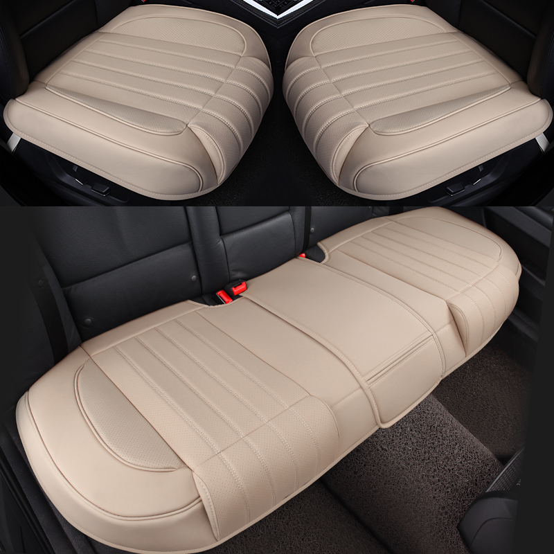 Housses De Siège Avant Pour Volvo V40 2013-2023 - Cuir PU Imperméable Antidérapant - Protection Complète Compatible Airbags