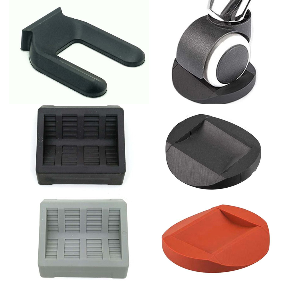 Kantoorstoel Wiel Stop Antislip Wielhouder Meubelen Caster Cups Concave Gebogen Stoel Roller Voeten Anti-Slip Matuniversal
