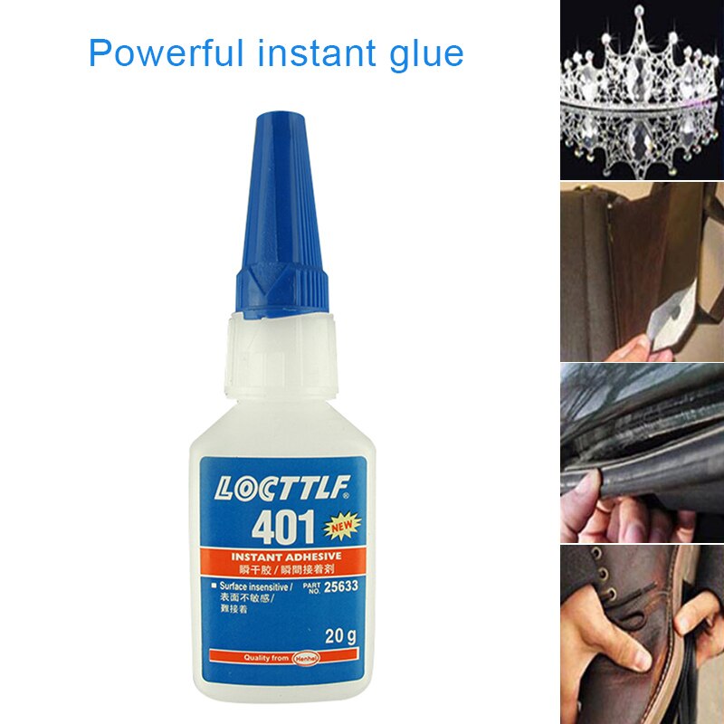20G pegamento pegajoso de secado rápido pegamento Super Adhesivo Universal para Metal madera plástico MF