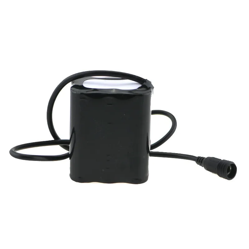 12000mAh 8.4V 18650 Battery Pack Bike Light Battery 6*18650 Lithium Ion For Bike Bicycle Flashlight Headlamp Accessories