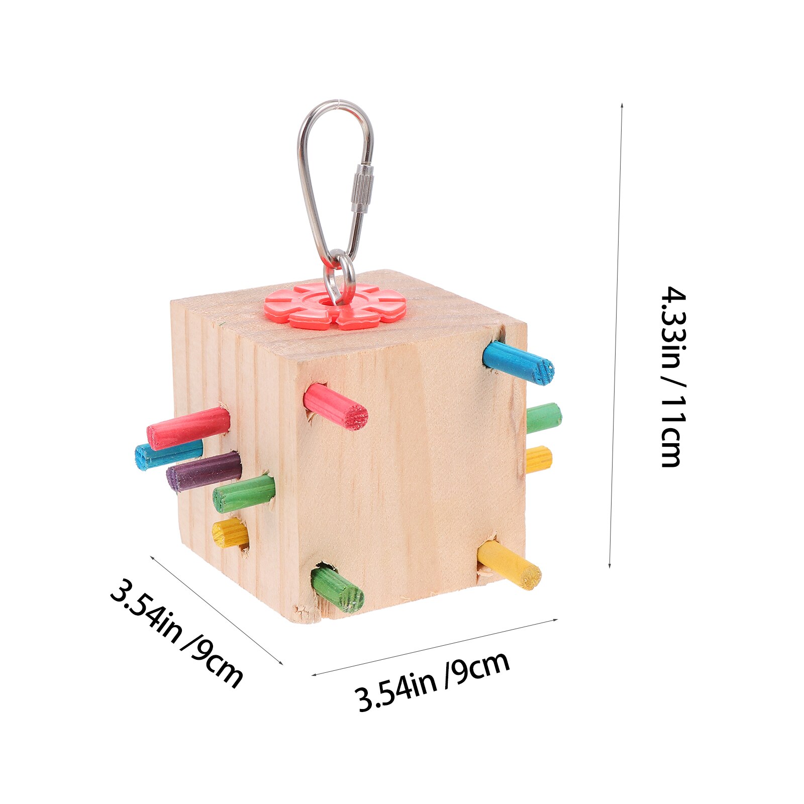 1pc vögel kauen papageien an holzklötzen, spielzeug für vogelbackenzähne