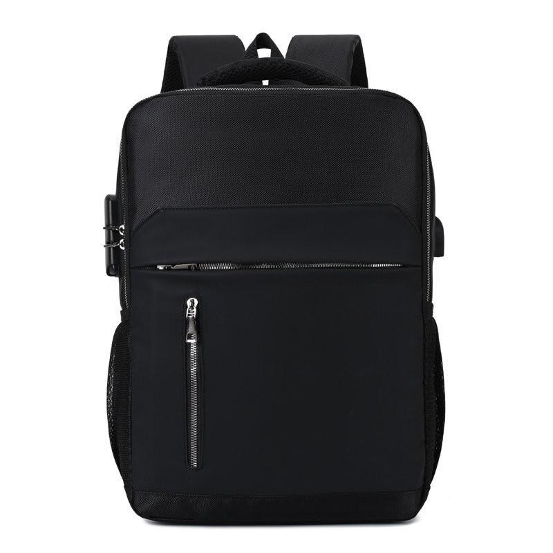 Männer Rucksack 15,6 Zoll Laptop Rucksack Anti-diebstahl Reise Bagpack Wasserdichte College Student Schule Taschen Schul: Black