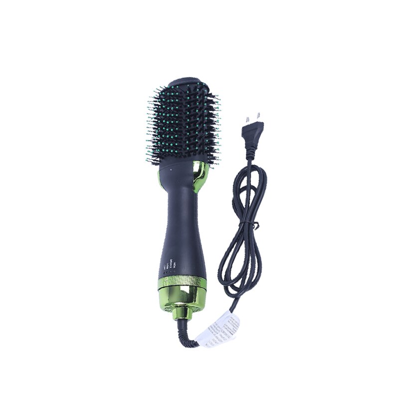 Autocure-secador de pelo eléctrico de un solo paso, W, voluminizador, cepillo de aire , alisador de pelo, peine, secador de pelo, novedad de 1200: green / EU