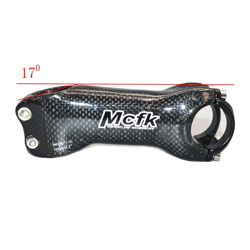 MCFK 3K carbon stem road bicycle mountain bike stems 31.8 70 80 90 100 110 130mm angle 6 degree 28.60mm glossy