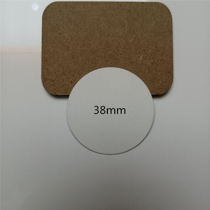 50pcs/lot Blank Sublimable Round Aluminum Patch 16mm 18mm 20mm 25mm 30mm 38mm Diameter 1.6cm 1.8cm 2cm 2.5cm 3cm 3.8cm: 38mm