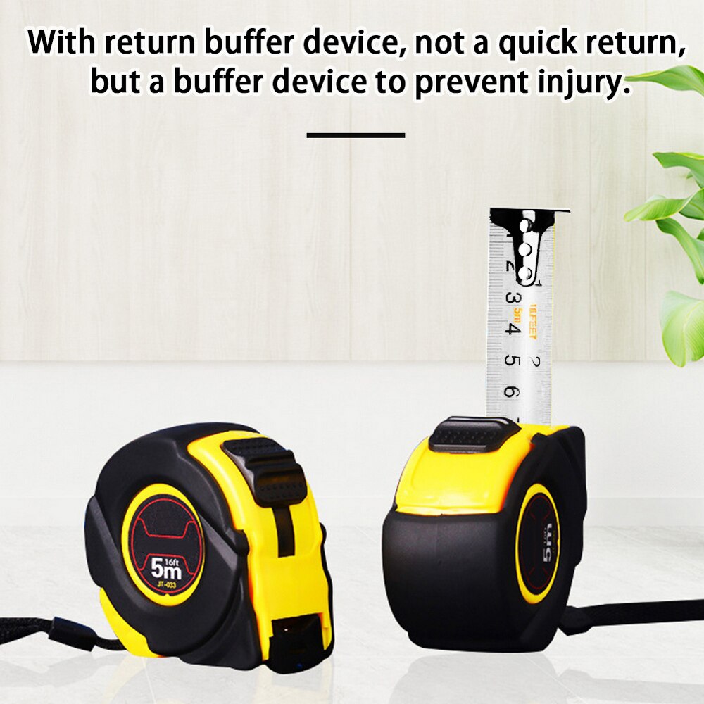 3m/5m Measuring Tape Retractable Ruler Multifunctional Tape Ruler Precision Woodworking Tool Household Measuring Instrument