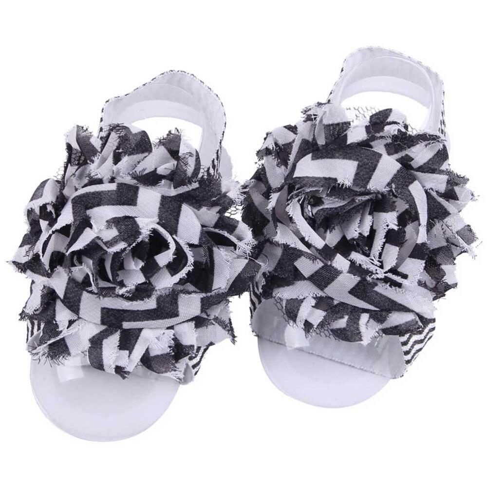 5 Pairs Barefoot Sandals Lovely Sandal Sandals Beautiful Flower Kids Barefoot Flower for Infant Baby Kids