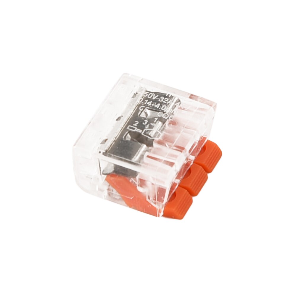 75 stk rekkeklemme fleksibel betjeningsspak hjemme kompakt skjøtekobling ledning 2 3 5 polet elektrisk kabel klemmutter