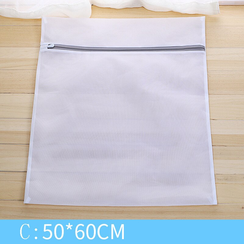 5 Size Mesh Laundry Bag Polyester Laundry Wash Bags Coarse Net Laundry Basket Laundry Bags For Washing Machines Mesh Bra Bag: C