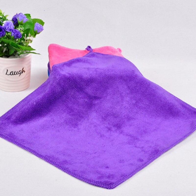 30x30cm Soft Absorbent Wash Cloth Care Microfiber Cleaning Towels Wipe Dry Cloth