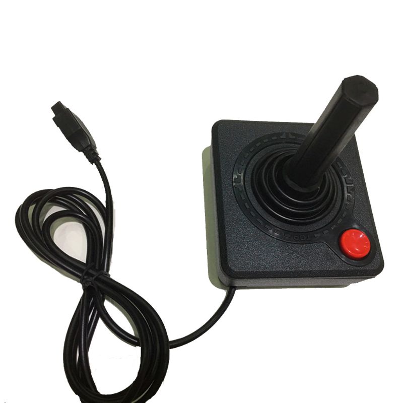 Ruitroliker Retro clásico Joystick Gamepad para consola Atari 2600 negro sistema
