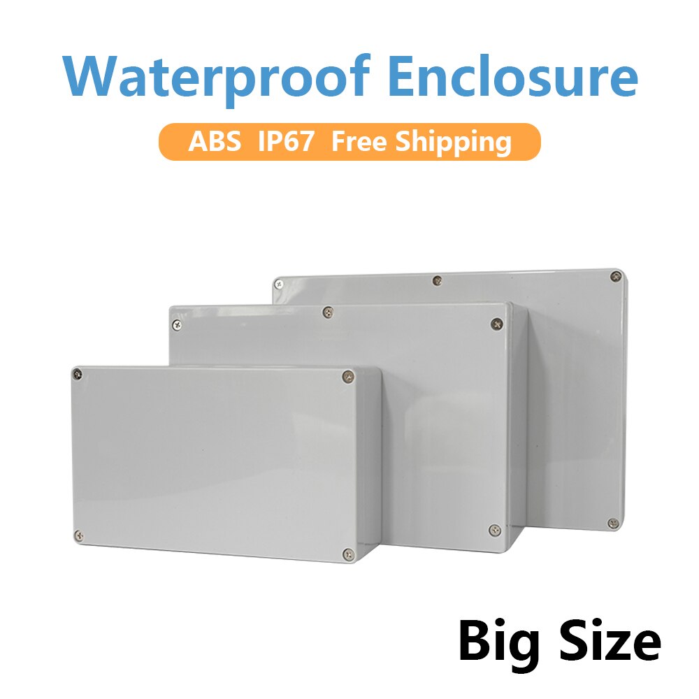 Big Size Outdoor Waterproof Case Enclosure Plastic Box Electronic Project Case Waterproof Junction Box for Electronics